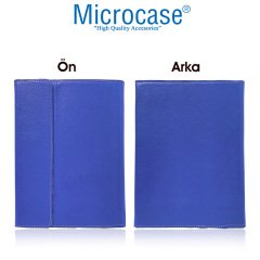 Microcase iPad 7.Nesil 10.2 inch 2019 Sleeve Serisi Mıknatıs Kapaklı Standlı Kılıf - Saks Mavi