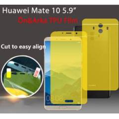 Huawei Mate 10 5.9 inch Full Ön Arka Kaplama TPU Soft Koruma Film