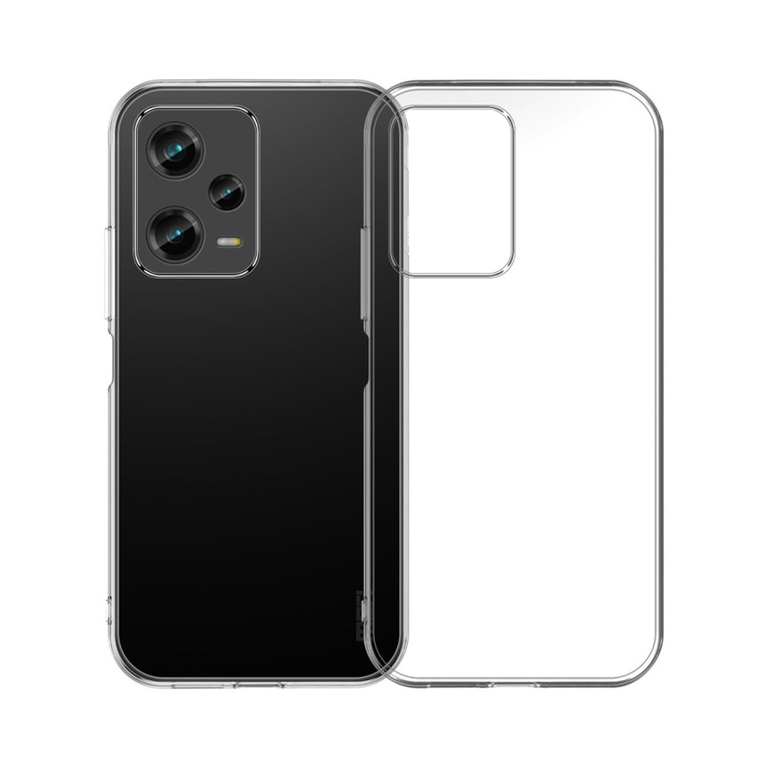 Microcase Xiaomi Redmi Note 12 Pro Plus (Global) Slim Serisi Soft TPU Silikon Kılıf - Şeffaf AL3324