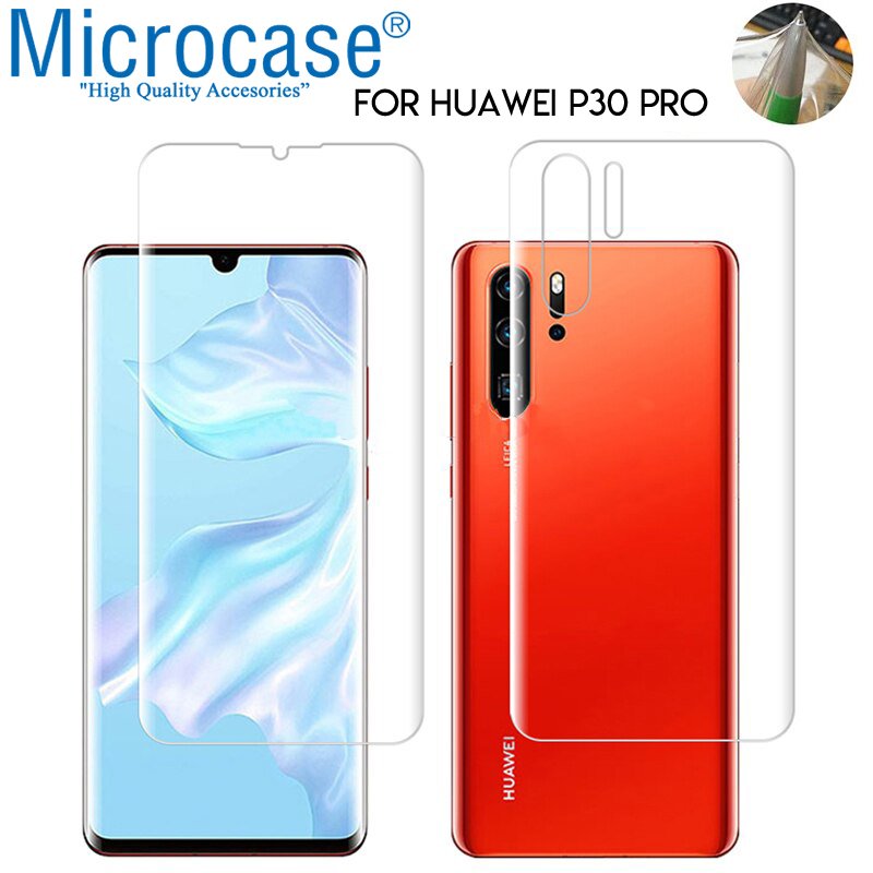 Microcase Huawei P30 Pro Full Ön Arka Kaplama Koruma Filmi