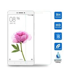 Xiaomi Mi Max 2 Brushed Carbon Fiber Silikon Kılıf + Tempered Cam