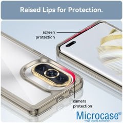 Microcase Huawei Nova 10 Pro Shield Serisi Darbeye Dayanıklı Yarı Esnek Plastik TPU Kılıf - AL8100