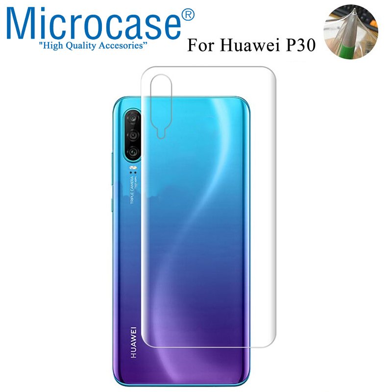 Microcase Huawei P30 Full Arka Kaplama Koruma Filmi