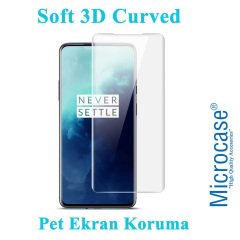 Microcase OnePlus 7T Pro Full Ekran Koruma Curved 3D Pet Film