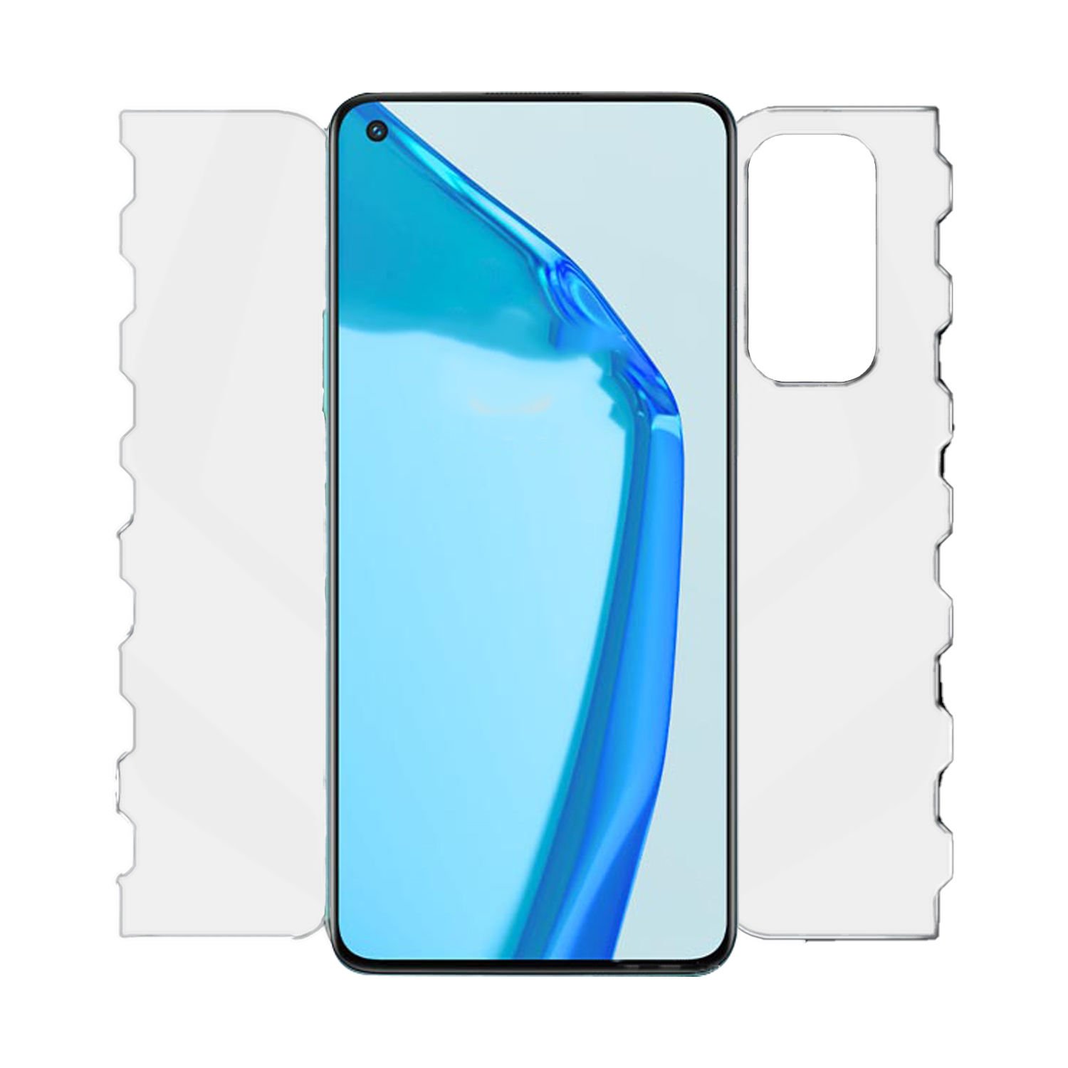 Microcase Oneplus 8T/9R Ön Arka Yan Koruma Full Body Film - FL360