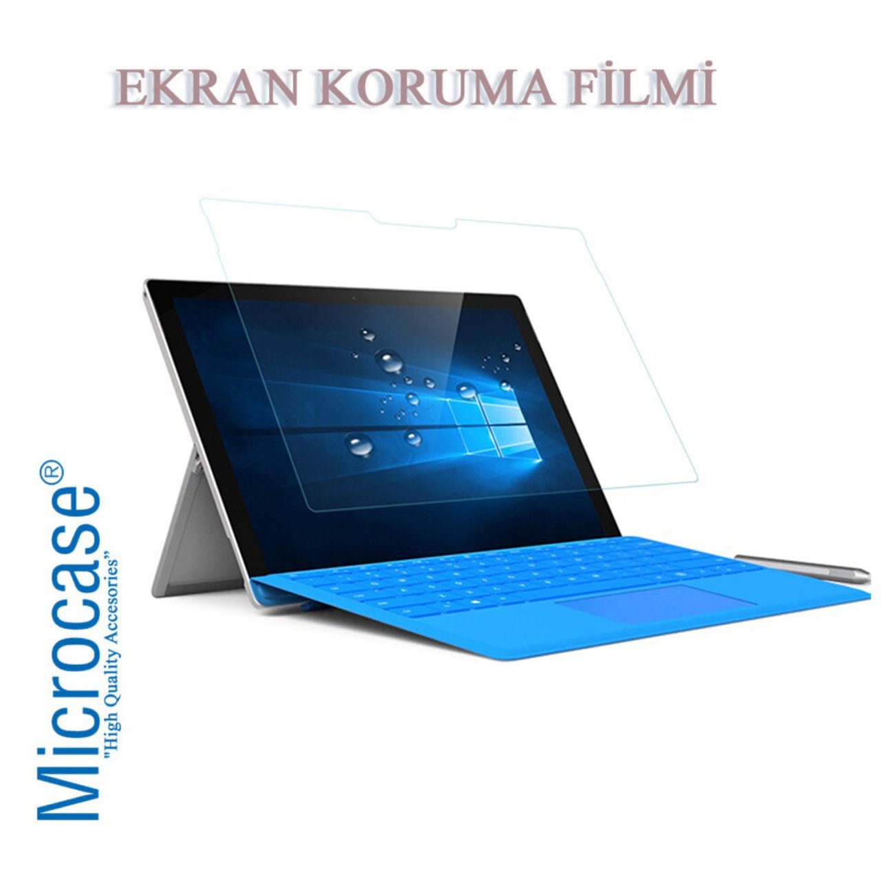 Microcase Microsoft Surface Pro 4 Ekran Koruma Filmi 1 ADET