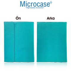 Microcase iPad 8.Nesil 10.2 inch 2020 Sleeve Serisi Mıknatıs Kapaklı Standlı Kılıf - Turkuaz