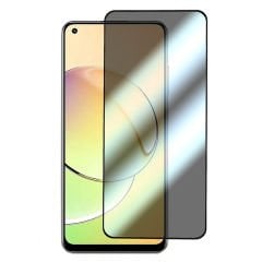 Microcase Realme 10 4G için Privacy Gizlilik Filtreli Tam Kaplayan Cam Koruma - AL3125
