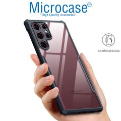 Microcase Samsung Galaxy S23 Ultra ile uyumlu Airbag Serisi Darbeye Dayanıklı Köşe Korumalı Tpu Kılıf - AL3370