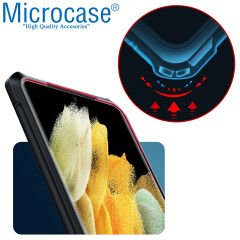 Microcase Samsung Galaxy S23 Ultra ile uyumlu Airbag Serisi Darbeye Dayanıklı Köşe Korumalı Tpu Kılıf - AL3370