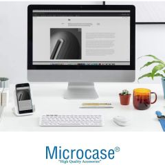 Microcase Lenovo IdeaPad Pro (2025) TB375FC 12.7 inch Tablet için Bluetooth Klavye + Mouse + Tablet Standı - AL4514 Beyaz