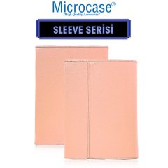 Microcase iPad 8.Nesil 10.2 inch 2020 Sleeve Serisi Mıknatıs Kapaklı Standlı Kılıf - Toz Pembe