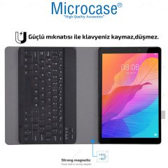 Microcase Huawei Matepad T10 / T10S Tablet Bluetooth Klavyeli Standlı Kılıf - BKK1