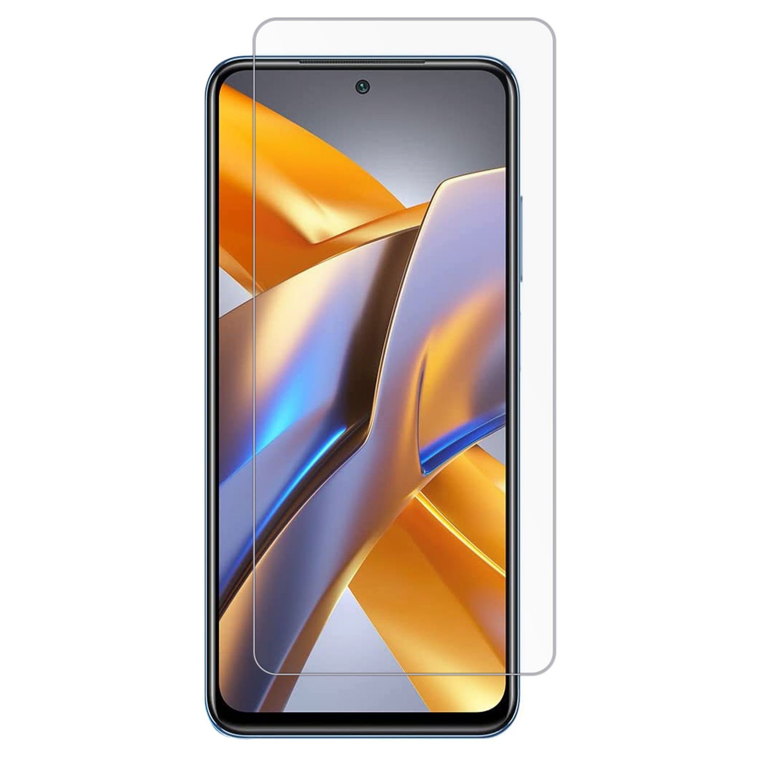 Microcase Xiaomi Poco M5s Global Tempered Glass Cam Ekran Koruyucu - AL3269