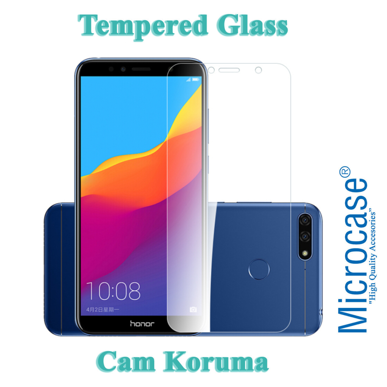 Huawei Honor 7S Tempered Glass Cam Ekran Koruma