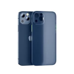 Microcase iPhone 13 mini Ultra İnce Plastik Kılıf -Buzlu Lacivert