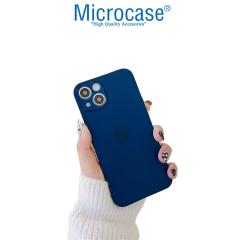 Microcase iPhone 13 mini Ultra İnce Plastik Kılıf -Buzlu Lacivert