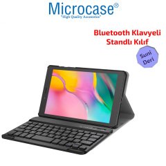 Microcase Samsung Galaxy Tab A 8.0 T290 T295 T297 Tablet Bluetooth Klavyeli Standlı Kılıf - BKK1