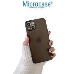 Microcase iPhone 13 mini Ultra İnce Plastik Kılıf - Buzlu Füme