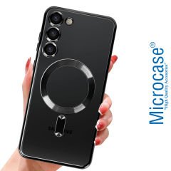 Microcase Samsung Galaxy S23 Plus ile uyumlu MagSafe Şarj Özellikli Manyetik Silikon Kılıf - AL8115