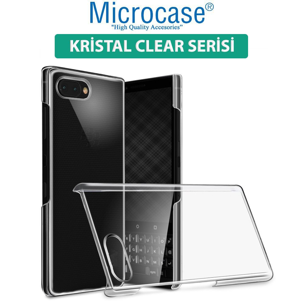 Microcase Blackberry Key2 Kristal Clear Serisi Rubber Kılıf