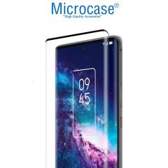 Microcase TCL 20 Pro 5G 3D Curved Tam Kaplayan Cam Koruma - Siyah