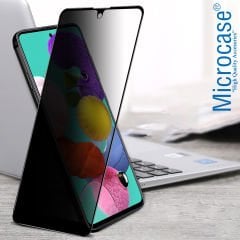 Microcase Realme GT2 Pro için Privacy Gizlilik Filtreli Tam Kaplayan Cam Koruma - AL3125