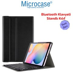 Microcase Samsung Galaxy Tab S6 Lite P610 10.4 inch Tablet Bluetooth Klavyeli Standlı Kılıf - BKK1