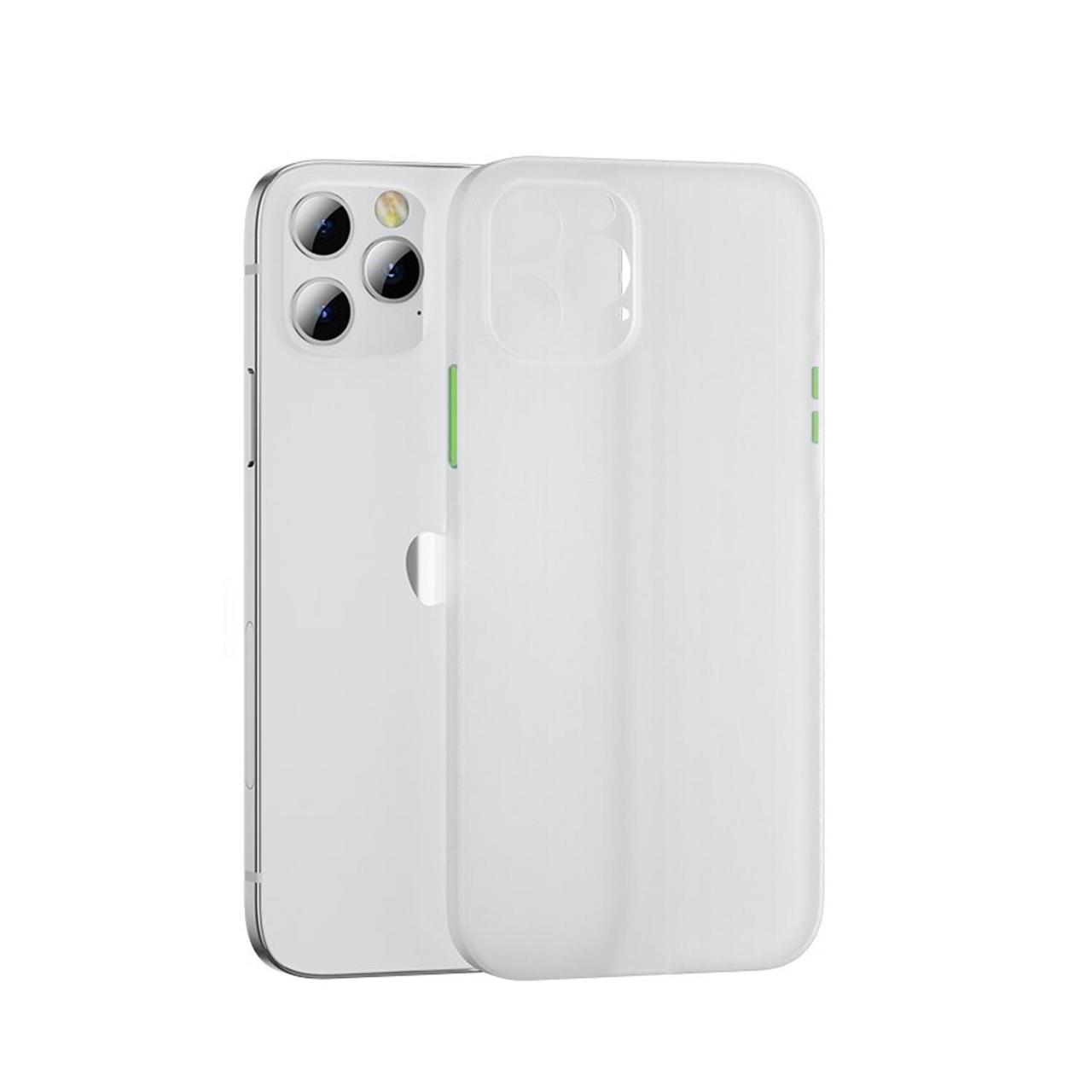 Microcase iPhone 13 Pro Ultra İnce Plastik Kılıf - Buzlu Şeffaf
