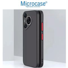 Microcase Huawei Pura 70Pro /70  Pro Plus  London Serisi Darbeye Dayanıklı Kılıf - Siyah AL3415