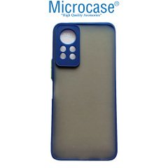 Microcase İnfinix Note 11 Pro London Serisi Darbeye Dayanıklı Kılıf - Buzlu Mavi