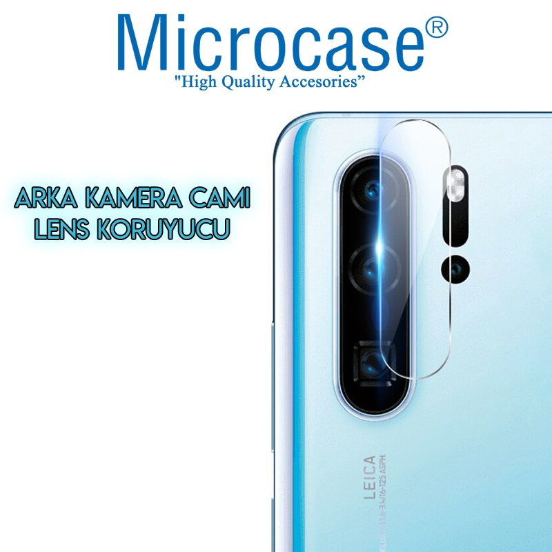 Microcase Huawei P30 Pro Kamera Camı Lens Koruyucu Tempered Glass