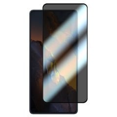 Microcase Xiaomi Poco F5 / Redmi Note 12 Turbo için Privacy Gizlilik Filtreli Tam Kaplayan Cam Koruma - AL3125