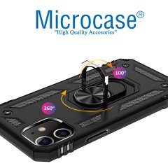 iPhone 12 Pro Max Kamera Lens Halkası - Kapalı Tasarım Kırmızı