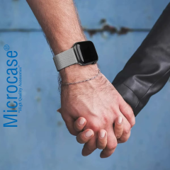 Microcase Huawei Watch D2 için Manyetik Metal Hasır Kordon Kayış - KY6556