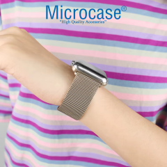 Microcase Huawei Watch D2 için Manyetik Metal Hasır Kordon Kayış - KY6556