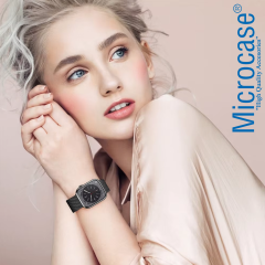 Microcase Huawei Watch D2 için Manyetik Metal Hasır Kordon Kayış - KY6556