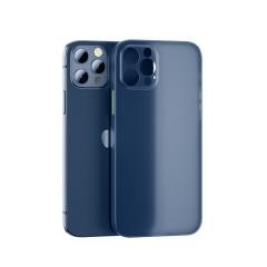 Microcase iPhone 13 Pro Ultra İnce Plastik Kılıf - Buzlu Lacivert