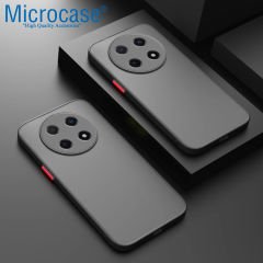 Microcase Huawei Nova 12İ London Serisi Darbeye Dayanıklı Kılıf - Buzlu Siyah AL3415