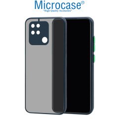 Microcase Xiaomi Redmi 10C London Serisi Darbeye Dayanıklı Kılıf - Buzlu Mavi