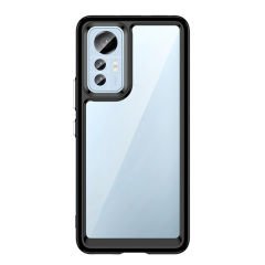 Microcase Xiaomi 12T - 12T Pro Shield Serisi Darbeye Dayanıklı Yarı Esnek Plastik TPU Kılıf - AL8100