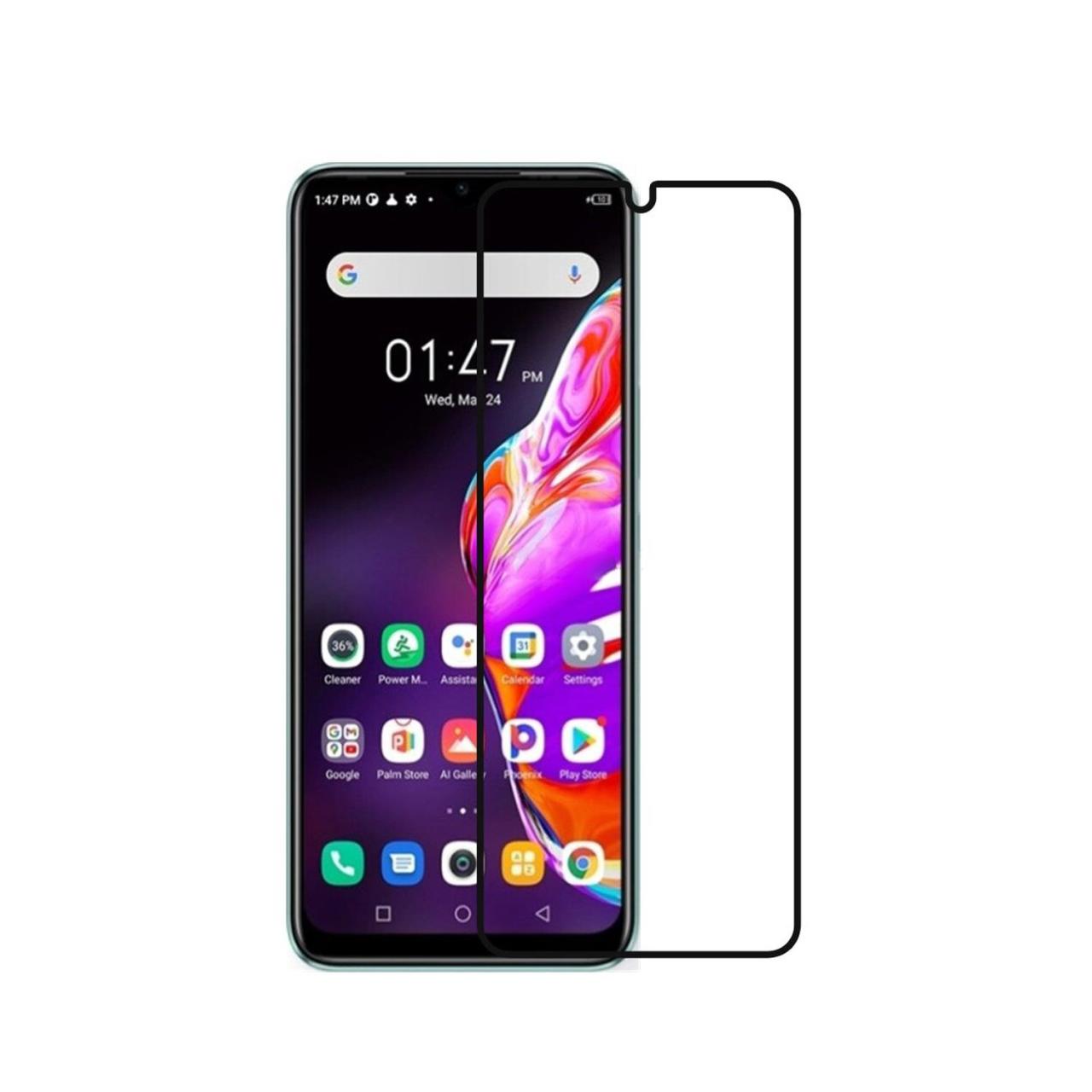 Microcase Infinix Hot 10T Tam Kaplayan Çerçeveli Ekran Koruyucu