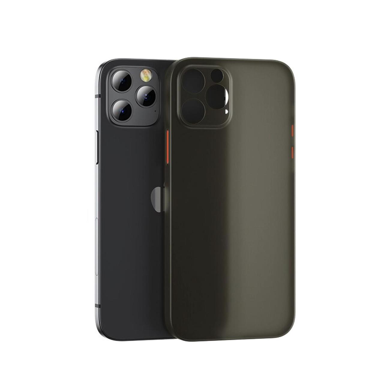 Microcase iPhone 13 Pro Ultra İnce Plastik Kılıf - Buzlu Füme