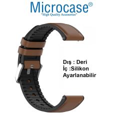 Microcase Xiaomi Redmi Watch 5 Active  ile Uyumlu  Tokalı Deri Kordon Kayış - KY87
