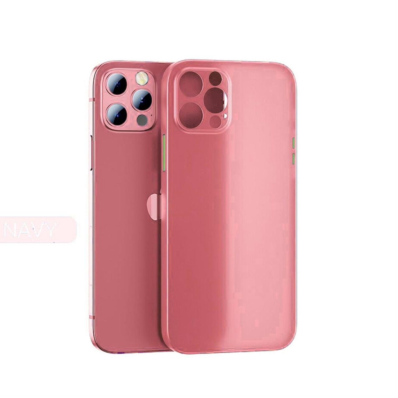 Microcase iPhone 13 Pro Ultra İnce Plastik Kılıf - Buzlu Pembe