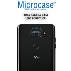 Microcase LG V30 Kamera Camı Lens Koruyucu Tempered Glass