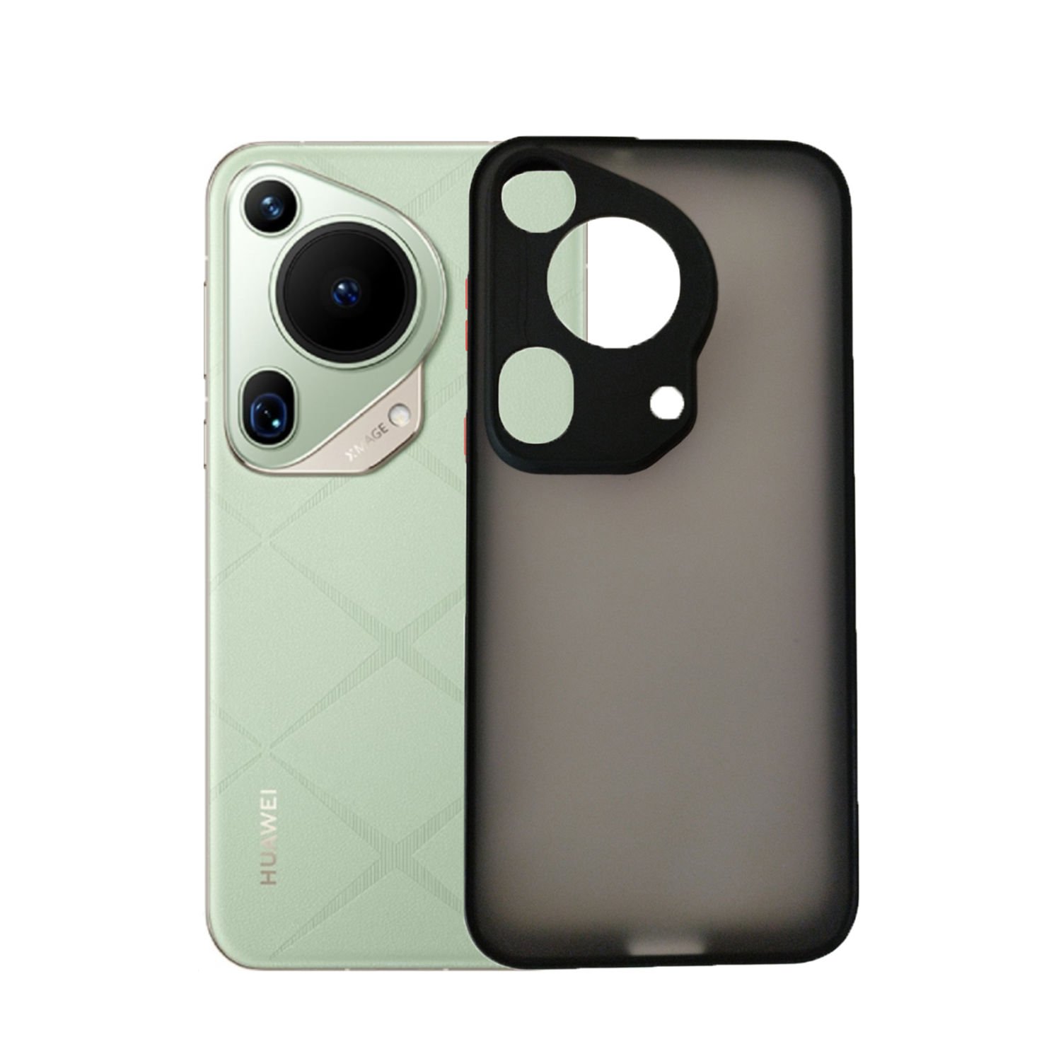 Microcase Huawei 70  Ultra London Serisi Darbeye Dayanıklı Kılıf - Siyah AL3415