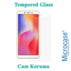 Xiaomi Redmi 6A Tempered Glass Cam Ekran Koruma