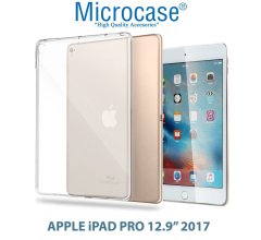 Microcase iPad Pro 12.9 2017 Silikon Soft Kılıf - Şeffaf