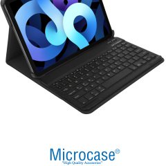 Microcase iPad Air 4.Nesil 10.9 2020 Tablet Bluetooth Klavyeli Standlı Kılıf - BKK1